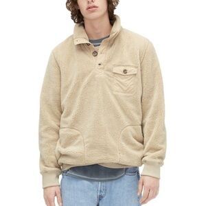 Ugg men’s fuzzy Sherpa Pullover pocket front fleece 47038